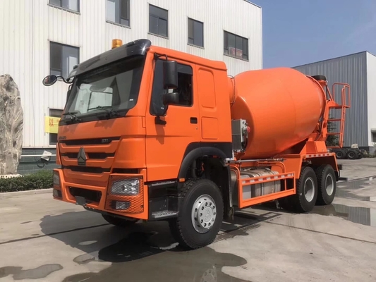 Ручная коробка передач 6-10 Cbm Sinotruk HOWO Микшерный грузовик с двойной редукционной приводной осью