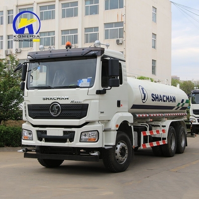 Ручная коробка передач Shacman Водяной бак Грузовик Водяной распылитель Грузовик 9400*2550*3400 мм