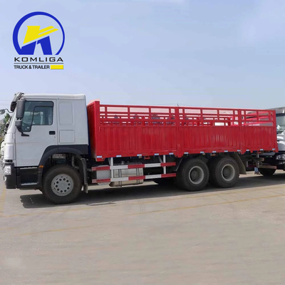 Sinotruck HOWO Подержанный 6X4 10 колесный Фенсинг прицепный грузовик Долли Полная боковая стенка Контейнерный грузовик