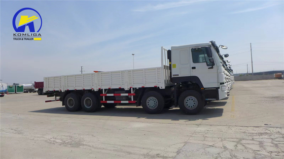 Sinotruk Sinotruck HOWO Hohan 8*4 Sidewall Drop Flatbed Van с полным прицепом
