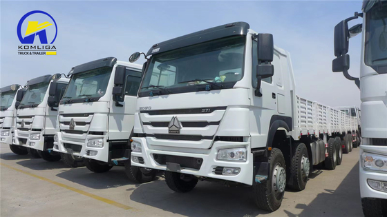 Sinotruk Sinotruck HOWO Hohan 8*4 Sidewall Drop Flatbed Van с полным прицепом
