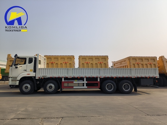Sinotruk Sinotruck HOWO Hohan 8*4 Sidewall Drop Flatbed Van с полным прицепом