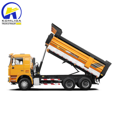 Shacman 6X4 10 Wheeler 371HP Вентральный наклонитель Гидравлическая подъемная свалка для добычи полезных ископаемых