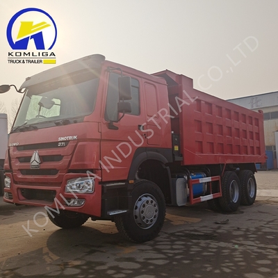 Подержанный Euro 5 6X4 20-30 тонн тяжелый грузовик 3 оси 10 колес Sinotruk HOWO Dump Truck