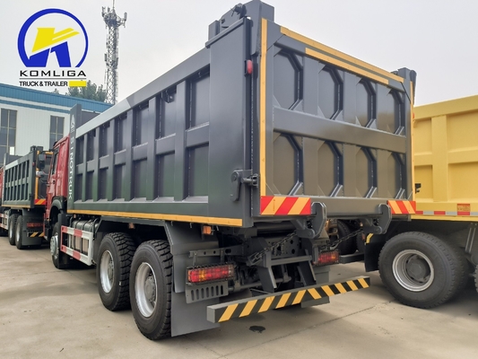 Малый пробег 6X4 20-30 тонн Тяжелый грузовик 3 оси 10 колес Sinotruk HOWO Подержанный грузовик