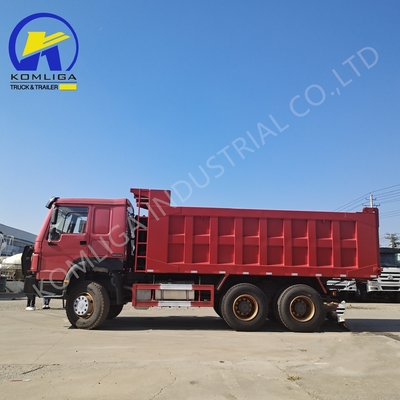 Малый пробег 6X4 20-30 тонн Тяжелый грузовик 3 оси 10 колес Sinotruk HOWO Подержанный грузовик