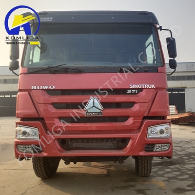 Подержанный Sinotruk HOWO Дамп-Трак 10 колес 3 оси 6X4 Низкий пробег Тяжелая работа 8500 * 2500 * 3400 мм