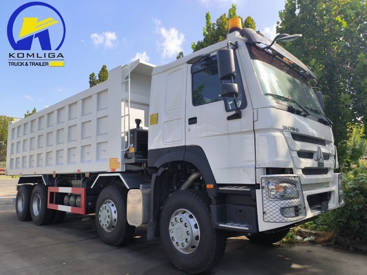 Подержанный мусоровоз 371 л. с. 380 л. с. 400 л. с. 40 т. Sinotruk HOWO Tipper Truck 8X4 12 колес