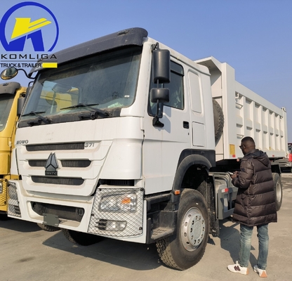 Сертифицированный GCC подержанный Sinotruk HOWO 6X4 10 колес 371HP 380HP 400HP 30тонный мусоровоз