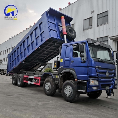 Подержанный грузовик HOWO 8X4 12 колес 371HP 380HP 400HP Передний подъемный стиль Хорошее состояние