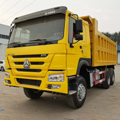 375 л.с. Подержанный HOWO Sinotruk Дэмп-Трак в хорошем состоянии 6х4 сиденья ≤5 евро 2