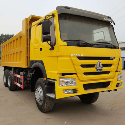 375 л.с. Подержанный HOWO Sinotruk Дэмп-Трак в хорошем состоянии 6х4 сиденья ≤5 евро 2