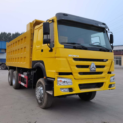 375 л.с. Подержанный HOWO Sinotruk Дэмп-Трак в хорошем состоянии 6х4 сиденья ≤5 евро 2