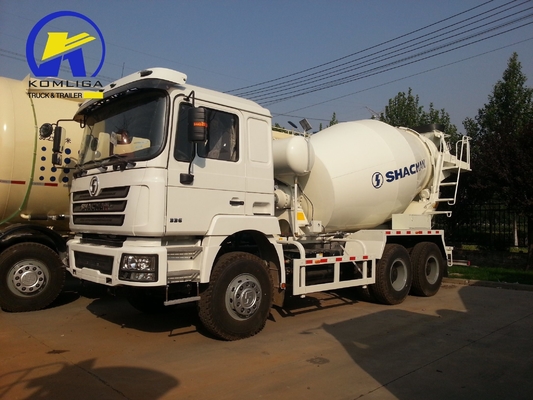Shacman F2000 6X4 336HP 10-колесная настройка Бетонный смеситель использованный грузовой циментный цистерн