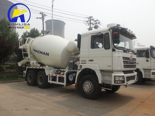 Shacman F2000 6X4 336HP 10-колесная настройка Бетонный смеситель использованный грузовой циментный цистерн