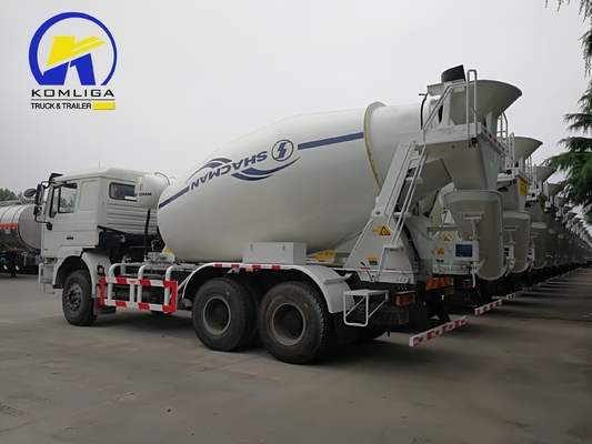 Shacman F2000 6X4 336HP 10-колесная настройка Бетонный смеситель использованный грузовой циментный цистерн