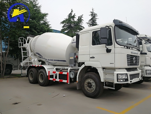 340 л.с. Shacman F2000 6X4 10колесный цементный смеситель грузовик с 300-литровым топливным танкером