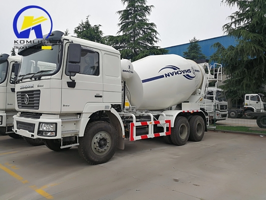 340 л.с. Shacman F2000 6X4 10колесный цементный смеситель грузовик с 300-литровым топливным танкером