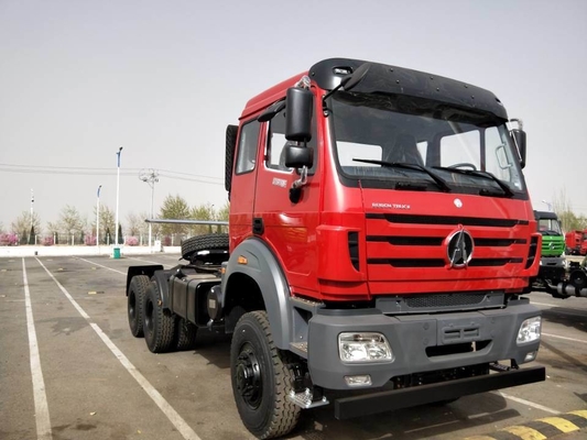 Beiben Tractor Head 6X4 3 оси с системой рулевого управления Zf8098 и скоростной коробкой передач 12js200t