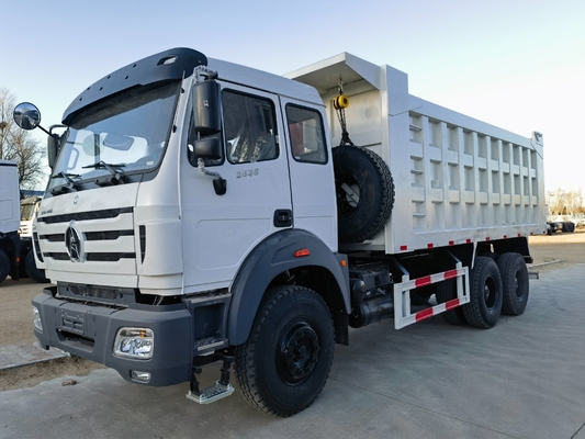 10 колесный 6X4 Beiben Dump Tipper Truck с ручной трансмиссией и выбросом Euroii