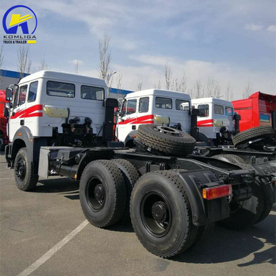 6X4 приводное колесо Северный Бенц трактор головной грузовик с 400L Алюминиевого сплава топливного танкера
