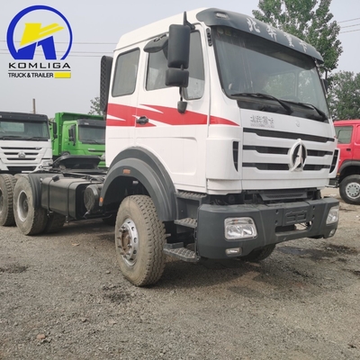 Beiben 6X4 10 колесный использованный главный двигатель тракторная головка грузовик с системой рулевого управления Zf8098