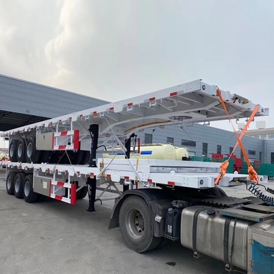 40ft Heavy Duty Lowboy 20ft контейнерный трейлер полуприцеп с двумя скоростями поддержки ноги