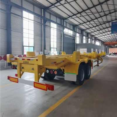 40-футовый полуприцеп для контейнеров с тяжелыми скелетами с основным пучком Q345b