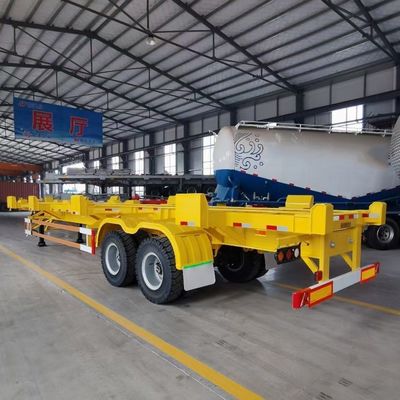 40-футовый полуприцеп для контейнеров с тяжелыми скелетами с основным пучком Q345b