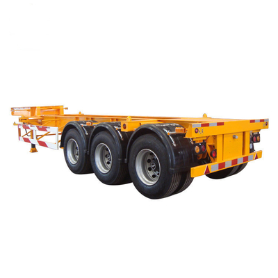 7 колесная база 3 ось 20FT 40FT плоский контейнерный трейлер Dolly с клапаном Wabco
