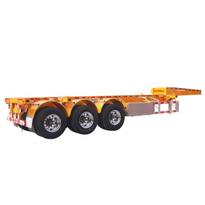 7 колесная база 3 ось 20FT 40FT плоский контейнерный трейлер Dolly с клапаном Wabco