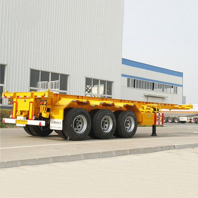 7 колесная база 3 ось 20FT 40FT плоский контейнерный трейлер Dolly с клапаном Wabco
