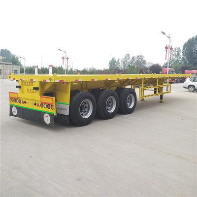 Jost Two Speed Sport Leg 3 Axles Tri Axles 20FT Flat Bed Trailer Container Chassis 40FT Стрелка с двумя скоростями