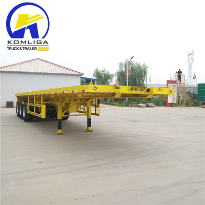 12500x2500x1650mm 3 оси 45FT плоский полуприцеп 4 оси 53FT прицеп контейнер