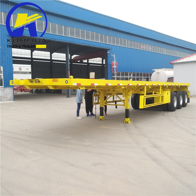 12500x2500x1650mm 3 оси 45FT плоский полуприцеп 4 оси 53FT прицеп контейнер