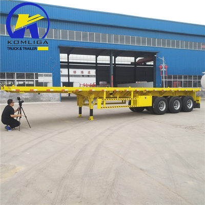 12500x2500x1650mm 3 оси 45FT плоский полуприцеп 4 оси 53FT прицеп контейнер