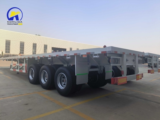 Sinotruk HOWO плоский полуприцеп с осями Fuwa и 16 мм канальной стальной боковой балки