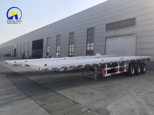 Sinotruk HOWO плоский полуприцеп с осями Fuwa и 16 мм канальной стальной боковой балки