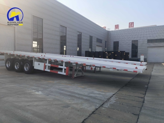 Sinotruk HOWO плоский полуприцеп с осями Fuwa и 16 мм канальной стальной боковой балки