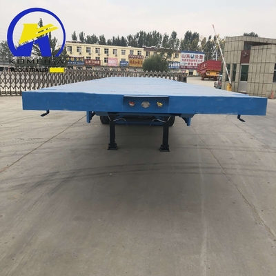 4 оси 40FT 45FT 40 тонн Контейнер с плоской подставкой полуприцеп с сертификацией ECE