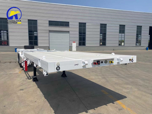 1820 мм протектор тяжелой работы 3 оси 40FT скелет полуконтейнерный трейлер для тяжелой нагрузки нас