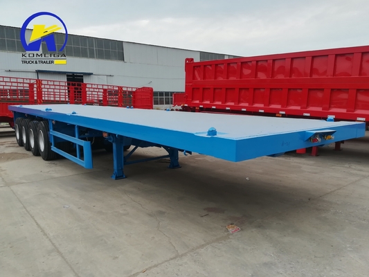 4 оси 12 единиц 40FT 45FT 20ft Drop Flatbed Container Полуприцеп для ценных грузов