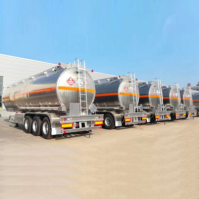 3 оси 42cbm 45cbm емкость Алюминиевый бензиновый нефтяной бак топливный трейлер с протектором 1820 мм