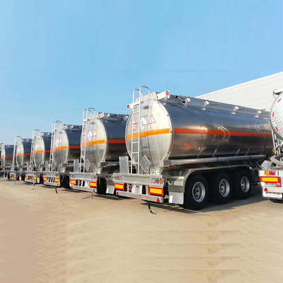 3 оси 42cbm 45cbm емкость Алюминиевый бензиновый нефтяной бак топливный трейлер с протектором 1820 мм