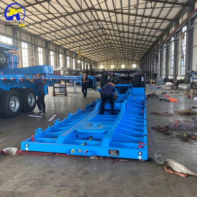 Wabco Valve Tri-Axle 40FT 20FT Flatbed Container 60 Tons Truck Flatbed Vehicle Trailer (Контейнер для грузовых автомобилей с плоским покрытием)