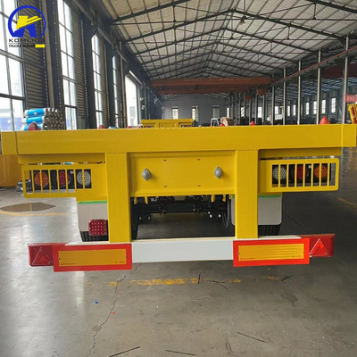 Wabco Valve Tri-Axle 40FT 20FT Flatbed Container 60 Tons Truck Flatbed Vehicle Trailer (Контейнер для грузовых автомобилей с плоским покрытием)