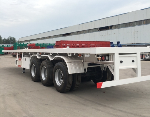 40FT 20FT Trackor Head Flatbed Container Полуприцеп с колесной базой 7000-8000 мм