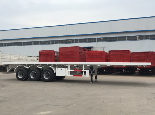 40FT 20FT Trackor Head Flatbed Container Полуприцеп с колесной базой 7000-8000 мм