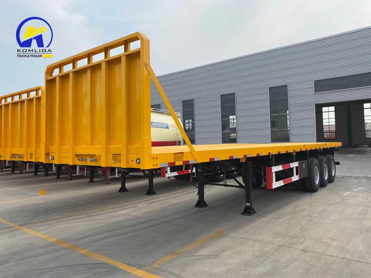 3 оси 25тонный Sinotruk Flatbed Semi-Trailer с контейнерным замком