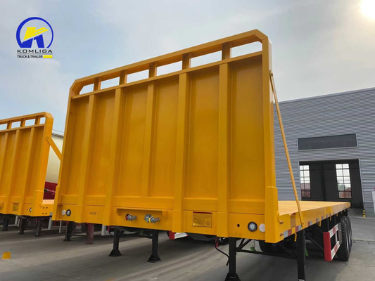 3 оси 25тонный Sinotruk Flatbed Semi-Trailer с контейнерным замком